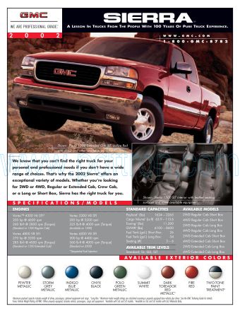 Cover of  Gmc Sierra 2002.Pdf