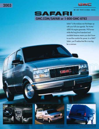 Cover of  Gmc Safari 2003.Pdf