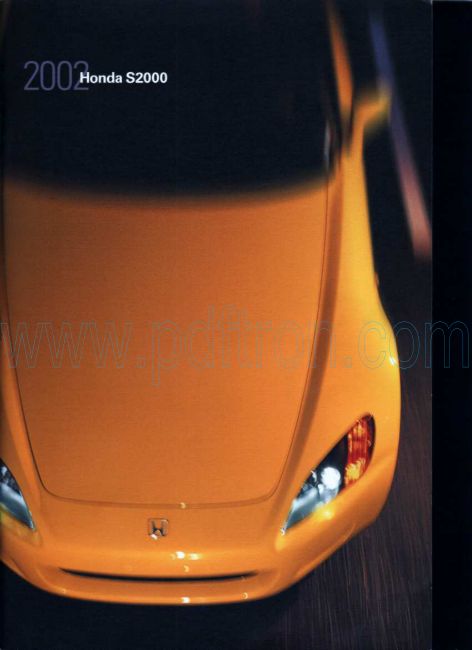 Cover of  Honda S2000 2002.Pdf