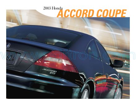 Cover of  Honda Accord Coupe 2003.Pdf