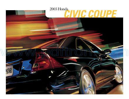 Cover of  Honda Civic Coupe 2003.Pdf