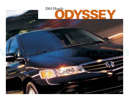 Cover of  Honda Odyssey 2003.Pdf