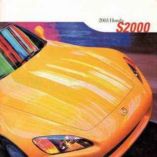 Cover of  Honda S2000 2003.Pdf