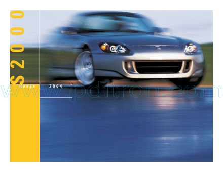 Cover of  Honda S2000 2004.Pdf