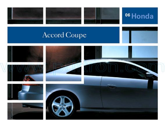 Cover of  Honda Accord Coupe 2006.Pdf