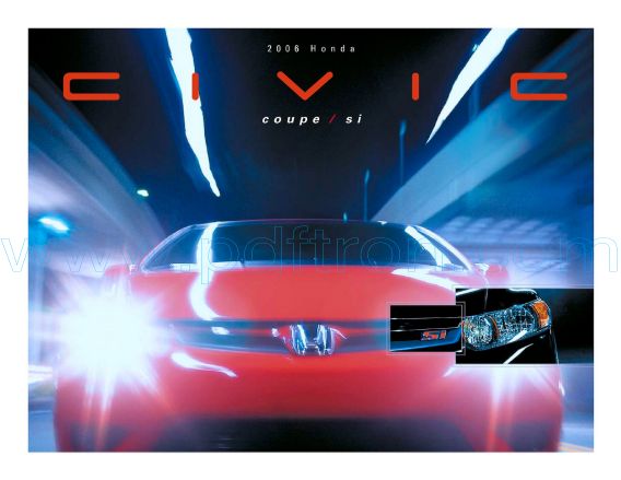 Cover of  Honda Civic Coupe 2006.Pdf