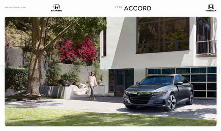 Cover of  Honda Accord 2018.Pdf