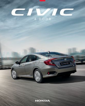 Cover of Honda Civic 4Dr Brochure 2019.Pdf