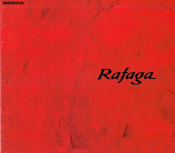 Cover of Honda Rafaga Car Brochure 1995.Pdf