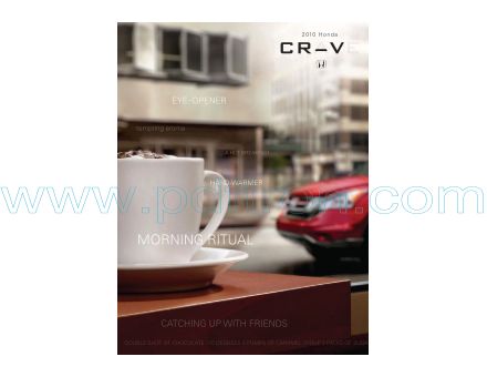 Cover of  Honda Cr V 2010.Pdf