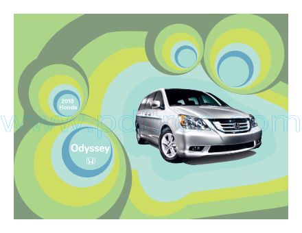 Cover of  Honda Odyssey 2010.Pdf