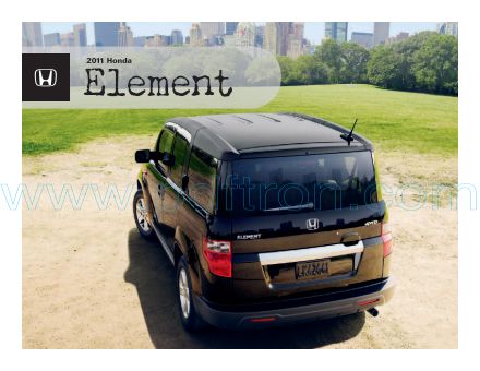 Cover of  Honda Element 2011.Pdf