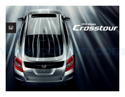 Cover of  Honda Crosstour 2012.Pdf