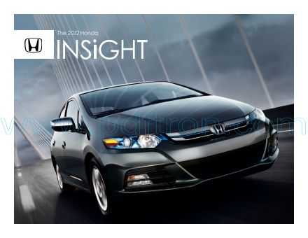 Cover of  Honda Insight 2012.Pdf