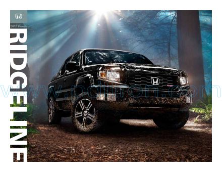 Cover of  Honda Ridgeline 2012.Pdf