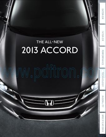 Cover of  Honda Accord 2013.pdf