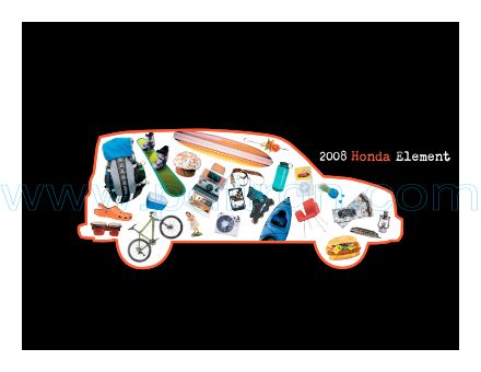 Cover of  Honda Element 2008.Pdf