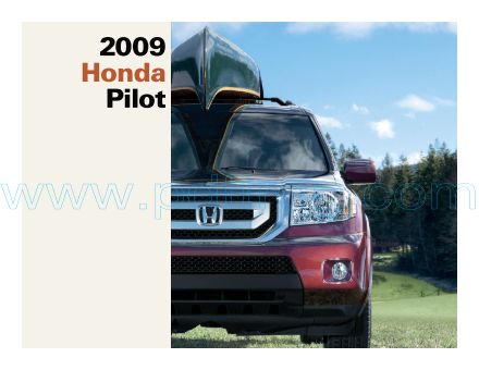 Cover of  Honda Pilot 2009.Pdf