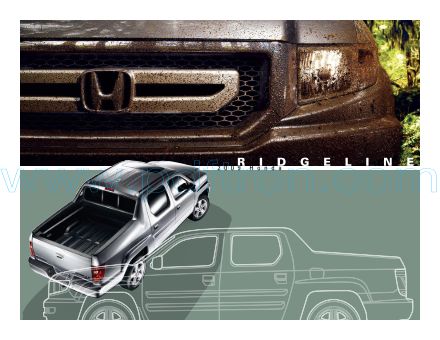 Cover of  Honda Ridgeline 2009.Pdf