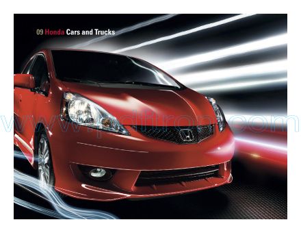 Cover of  Honda Full Line 2009.Pdf