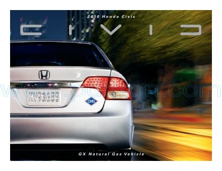 Cover of  Honda Civic Gx 2010.Pdf