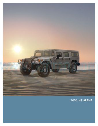 Cover of  Hummer H1 Alpha 2006.Pdf