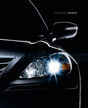 Cover of  Hyundai Genesis 2009.Pdf