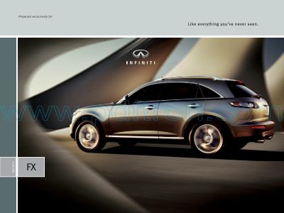 Cover of  Infiniti Fx 2008.Pdf