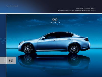 Cover of  Infiniti G Sedan 2008.Pdf