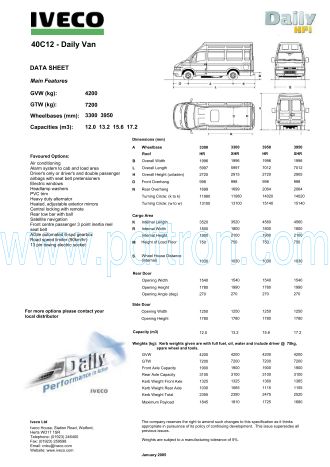 Cover of Iveco Van 40C12.Pdf