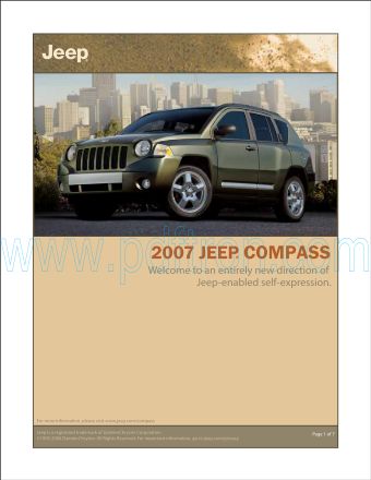 Cover of  Jeep Compass 2007.Pdf