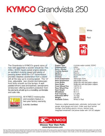 Cover of Kymco Grandvista 250.Pdf