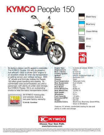 Cover of Kymco People 150.Pdf