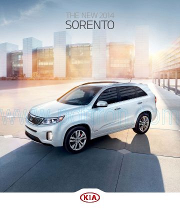 Cover of  Kia Sorento 2014.Pdf