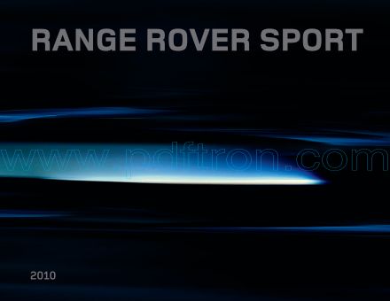 Cover of  Land Rover Range Rover Sport 2010.pdf