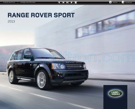 Cover of  Land Rover Range Rover Sport 2013.pdf