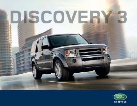 Cover of Landrover Discovery3 L319 Brochure 200808.Pdf