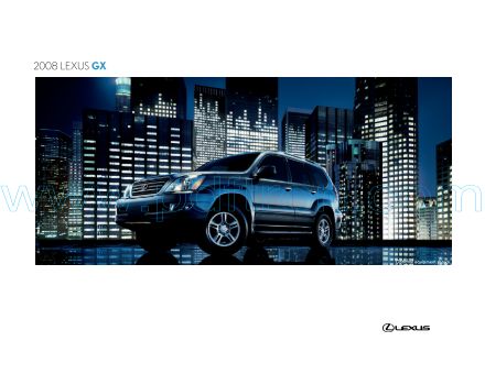 Cover of  Lexus Gx 2008.Pdf