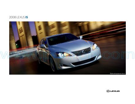 Cover of  Lexus Is 2008.Pdf