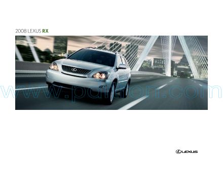 Cover of  Lexus Rx 2008.Pdf