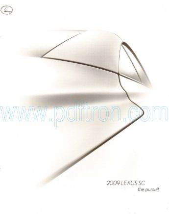 Cover of  Lexus Sc 2009.Pdf