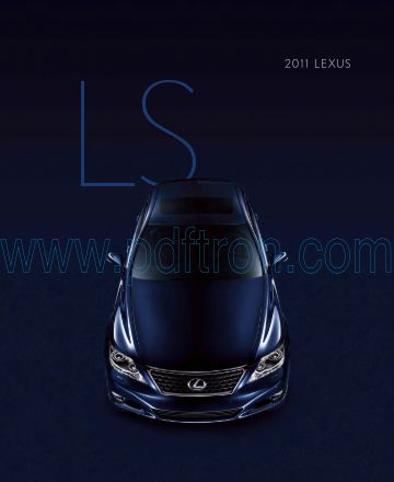 Cover of  Lexus Ls 2011.Pdf