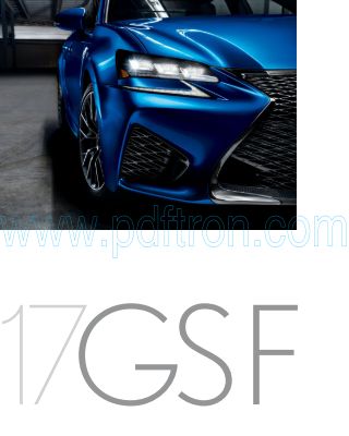 Cover of  Lexus Gsf 2017.Pdf