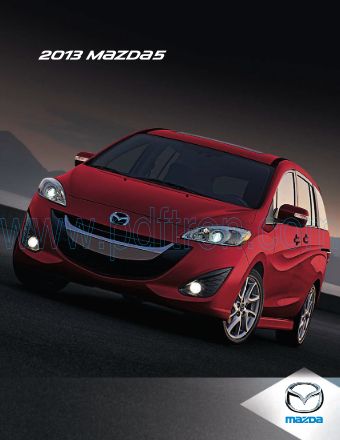 Cover of  Mazda 5 2013.Pdf