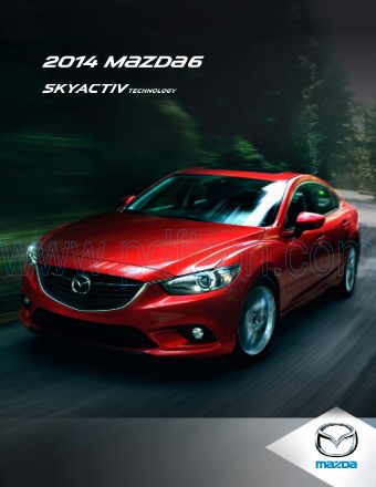 Cover of  Mazda 6 2014.Pdf