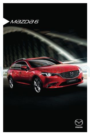 Cover of Mazda 6 Brochure.Pdf