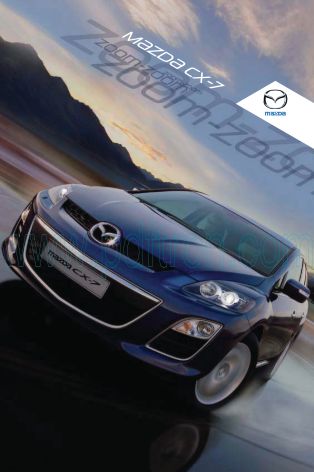 Cover of Mazda Cx 7 Brochure.Pdf