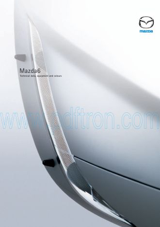 Cover of Mazda 6 Specification Car Brochure.Pdf