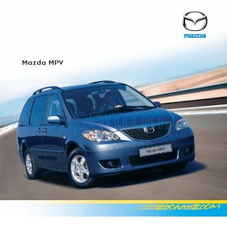 Cover of Mazda Mpv Car Brochure 2003.Pdf