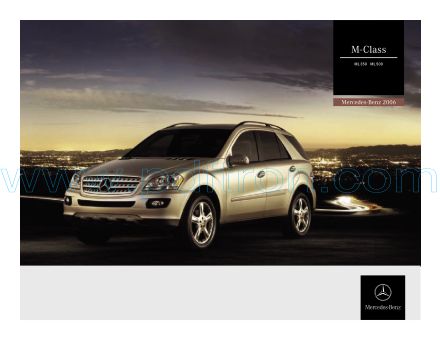 Cover of  Mercedes Benz M Class 2006.Pdf